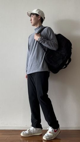 MEN'S STRETCH SUEDE LS HIGHNECK（メンズ ストレッチ スウェード LS