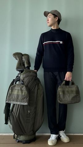 CL MEN'S TRICOLOR CREWNECK KNIT（CL メンズ トリコロール クルー