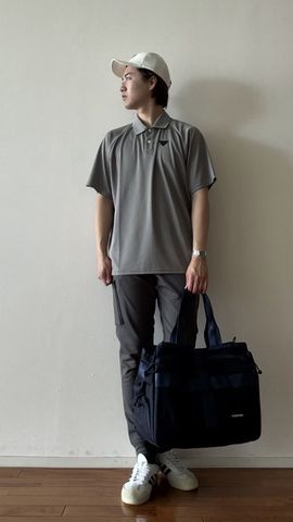 ブリーフィング ゴルフ メンズ LA クールコア ポロシャツ サイズL ブラック LA MEN'S COOLCORE POLO（リラックスフィット）（LA メンズ クールコア