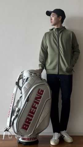 新品　BRIEFING　正規品　3D LOGO PARKA  グレー　M MEN'S 3D LOGO PARKA（メンズ 3D ロゴパーカー）（BRG253M25