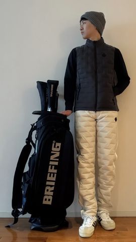 BRIEFING ゴルフハイブリッドダウンパンツ Lサイズ MEN'S HYBRID DOWN