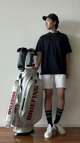 MEN'S LOGO ELASTIC SUMMER SHORT PANTS（メンズロゴエラ