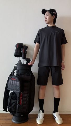 MEN'S LOGO LINE HIGHNECK （リラックスフィット）（メンズロゴ