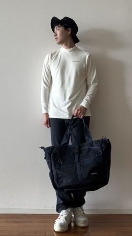 MEN'S STRETCH SUEDE LS HIGHNECK（メンズ ストレッチ スウェード LS