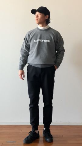 MEN'S WARM 3D LOGO JOGGER PANTS（BRG253M39）|商品詳細|BRIEFING