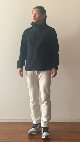 MEN'S STITCHED 3D LOGO SLIM PANTS（メンズ ステッチド 3Dロゴ スリム