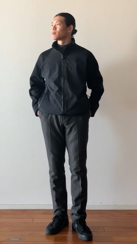 MEN'S WOOL LS HIGHNECK（メンズウールロングスリーブハイネック