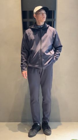 MEN'S STITCHED 3D LOGO SLIM PANTS（メンズステッチドスリーディー