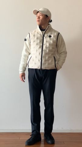 MEN'S MOLE YARN LOGO CREWNECK KNIT（メンズ モールヤーン ロゴクルー