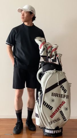 BRIEFING GOLF】MEN’S MINI LOGO HIGHNECK BRIEFING GOLF】MEN'S MINI LOGO HIGHNECK