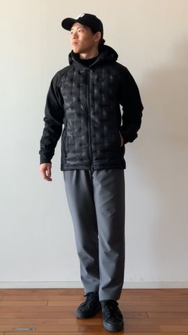 MEN'S HYBRID DOWN PARKA（メンズ ハイブリッド ダウンパーカ