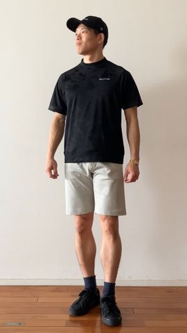 MEN'S CAMO JQ HIGHNECK（リラックスフィット）（メンズ カモ