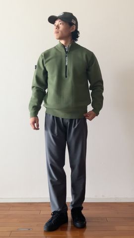 MEN'S WR KNIT HALFZIP TOP（メンズ WRニット ハーフジップ トップ