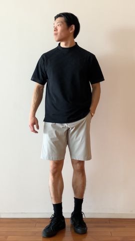 CE MEN'S BIAS LOGO JQ HIGHNECK(リラックスフィット)(CE CE MEN'S BIAS LOGO JQ HIGHNECK(リラックスフィット)(CE