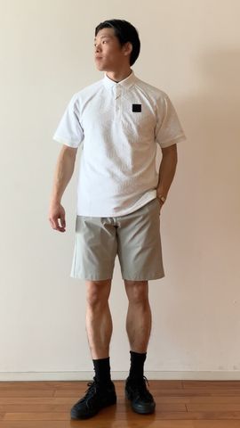 CE MEN'S BIAS LOGO JQ POLO （リラックスフィット）（CEメンズ