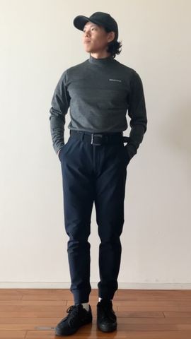 MEN'S WOOL LS HIGHNECK（メンズウールロングスリーブハイネック