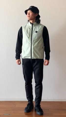 MEN'S POCKETABLE WIND VEST（メンズ ポケッタブル ウィンドベスト