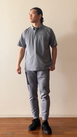 MEN'S STITCHED 3D LOGO CARGO JOGGER PANTS（メンズ ステッチド 3D