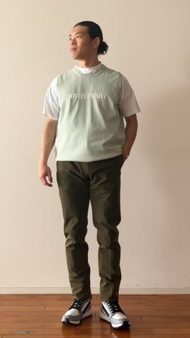 MEN'S WR CREWNECK KNIT VEST（メンズ WR クルーネックニットベスト