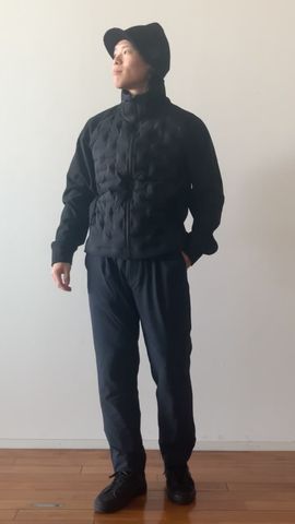 MEN'S HYBRID DOWN PARKA（メンズ ハイブリッド ダウンパーカ