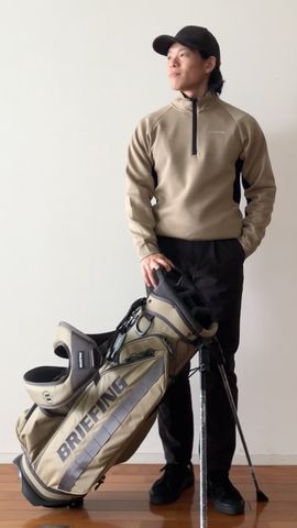 MEN'S WARM 3D LOGO HALFZIP TOP（メンズ ウォーム 3Dロゴ