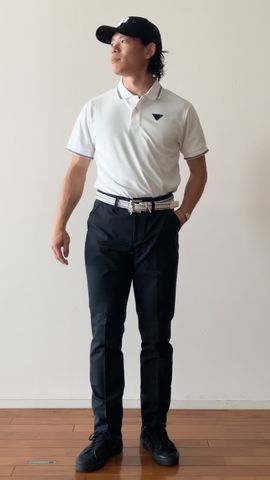 LA MEN'S MINI LINE POLO（LA メンズミニラインポロ）（BRG253M11