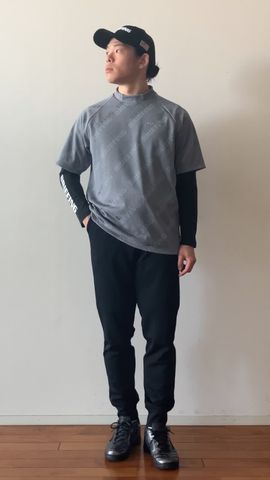 MEN'S SHADOW LOGO JQ HIGHNECK （リラックスフィット）（メンズ