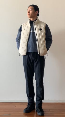 MEN'S HYBRID DOWN VEST（メンズ ハイブリッド ダウンベスト