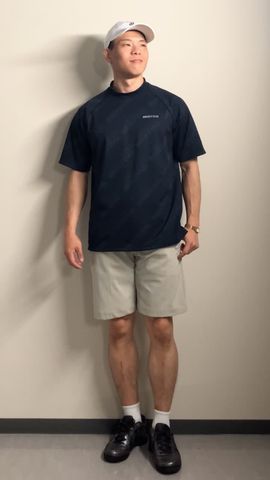 MEN'S SHADOW LOGO JQ HIGHNECK （リラックスフィット）（メンズ