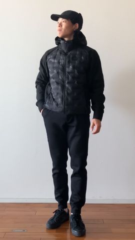 MEN'S HYBRID DOWN PARKA（メンズ ハイブリッド ダウンパーカ