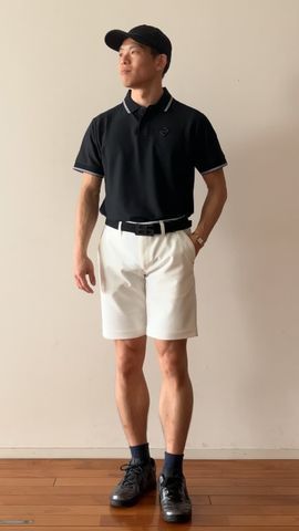 MEN'S MESH MINI LINE POLO（メンズ メッシュ ミニラインポロシャツ