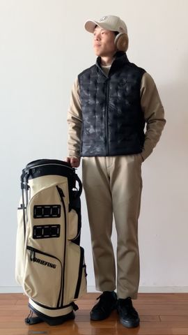 【美品】BRIEFINGブリーフィングMENS HYBRID DOWN VEST 1106142946_654879ca1bd5d.jpg