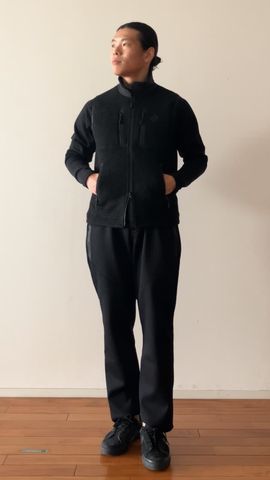 MEN'S WOOL BOA VEST（メンズ ウールボアベスト（ボア・フリース