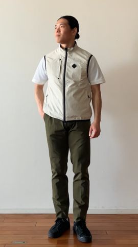 MEN'S POCKETABLE WIND VEST（メンズ ポケッタブル ウィンドベスト