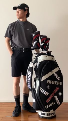 BRIEFING GOLF ブリーフィングゴルフ　メンズウェア　ショートパンツМ MEN'S PUNCHING LOGO SHORT PANTS（メンズパンパンチングロゴ