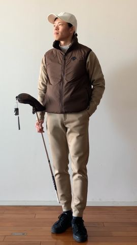 MEN'S WARM LOGO LINE CREWNECK（メンズ ウォーム ロゴライン クルー