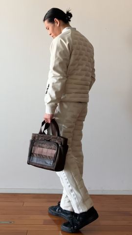 MEN'S HYBRID DOWN CREWNECK（メンズ ハイブリッド ダウンクルーネック