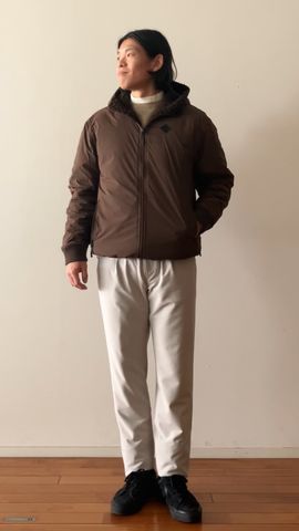 HOL MEN'S BOA QUILTED REVERSIBLE PARKA（ホリデーメンズ ボア