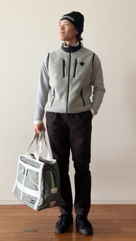 CE MEN'S THERMAL NECK LOGO LS HIGHNECK （リラックスフィット）（CE