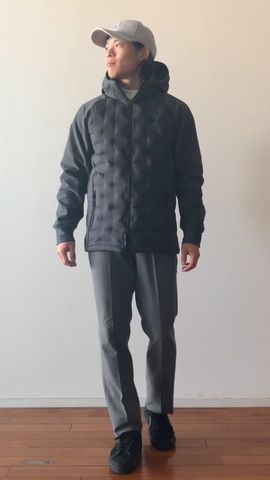 MEN'S HYBRID DOWN PARKA（メンズ ハイブリッド ダウンパーカ