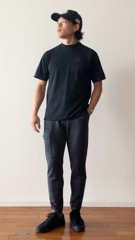CE MEN'S BIAS LOGO JQ HIGHNECK（リラックスフィット）（CE メンズ