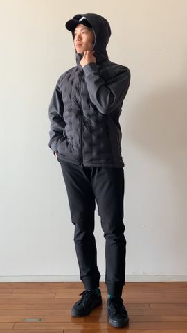MEN'S STORMFLEECE BACK DOTS JOGGER PANTS（メンズ ストームフリース