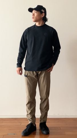 CE MEN'S BIAS LOGO JQ LS HIGHNECK RF（CE メンズ バイアス ロゴ JQ