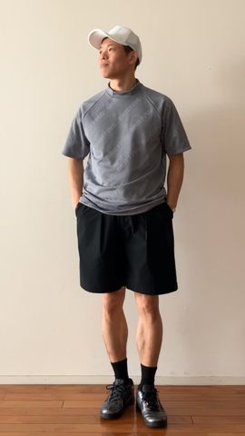 MEN'S SHADOW LOGO JQ HIGHNECK （リラックスフィット）（メンズ
