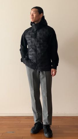 MEN'S HYBRID DOWN PARKA（メンズ ハイブリッド ダウンパーカ