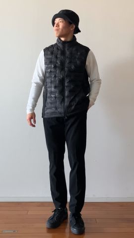 MEN'S HYBRID DOWN VEST（メンズ ハイブリッド ダウンベスト