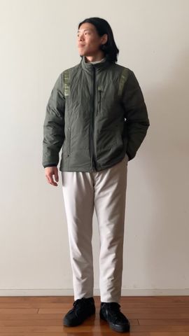 CL MEN'S RIB LS HIGHNECK（CL メンズ リブLSハイネック）（BRG253M64