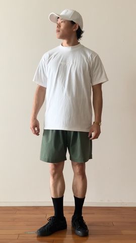 MEN'S MINI 3D LOGO HIGHNECK （リラックスフィット）（メンズ