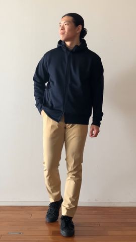 MEN'S STITCHED 3D LOGO PARKA（メンズ ステッチド 3Dロゴパーカー