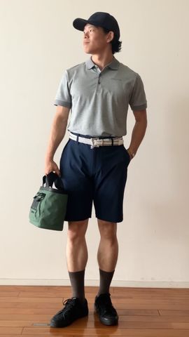 新品　BRIEFING　正規品　BG FLAG POLO ネイビー　XL MEN'S BG FLAG POLO（メンズBGフラッグポロ（ポロシャツ